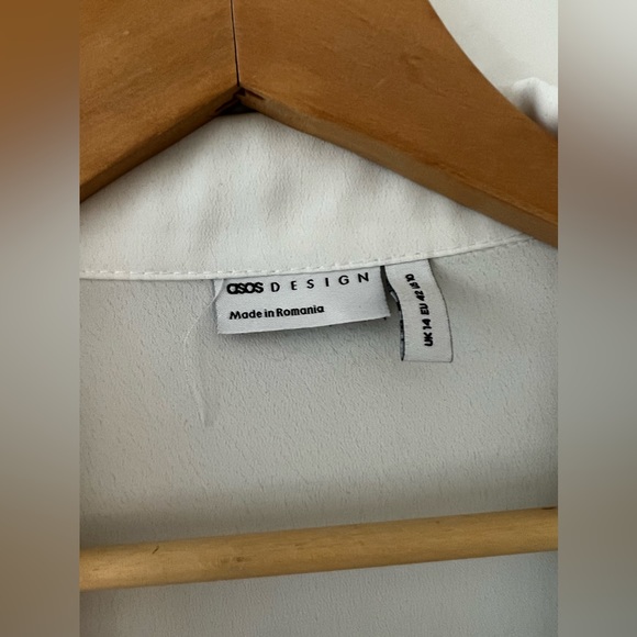 ASOS white blouse in size US 10 - Picture 7 of 7